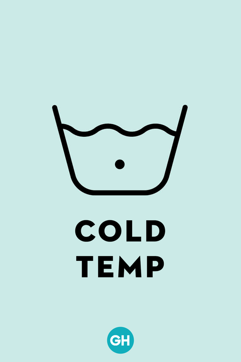 laundry symbols cold temperature wash