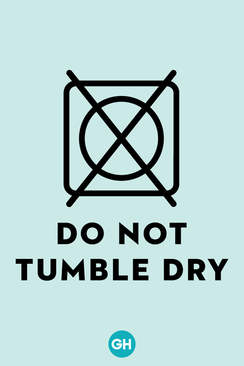 laundry symbols do not tumble dry