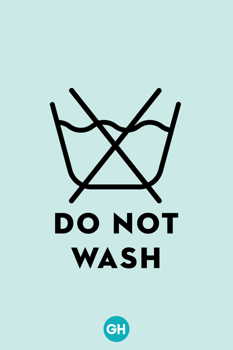 laundry symbols do not wash