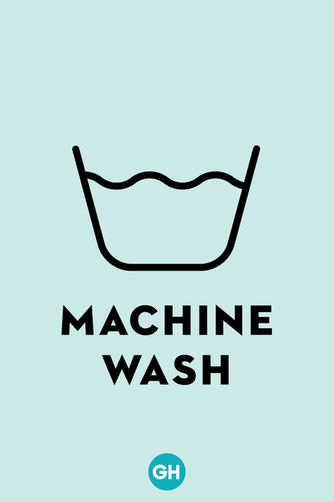 laundry symbols machine wash