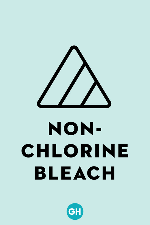 laundry symbols non chlorine bleach