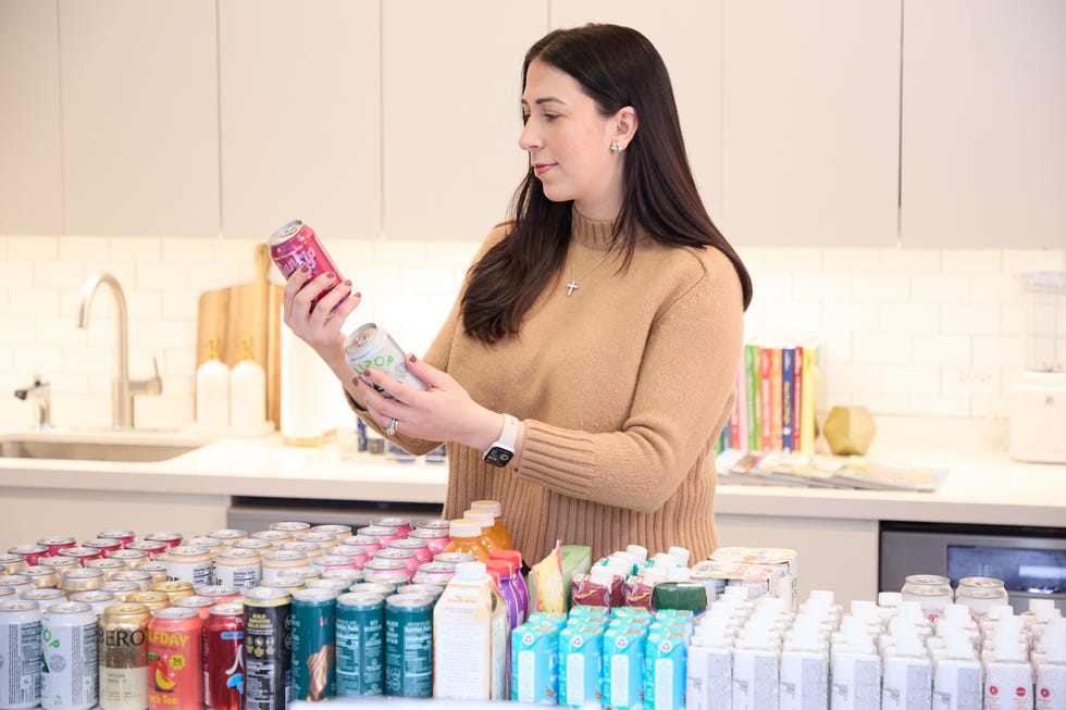 assessing the nutrition facts on two different beverages