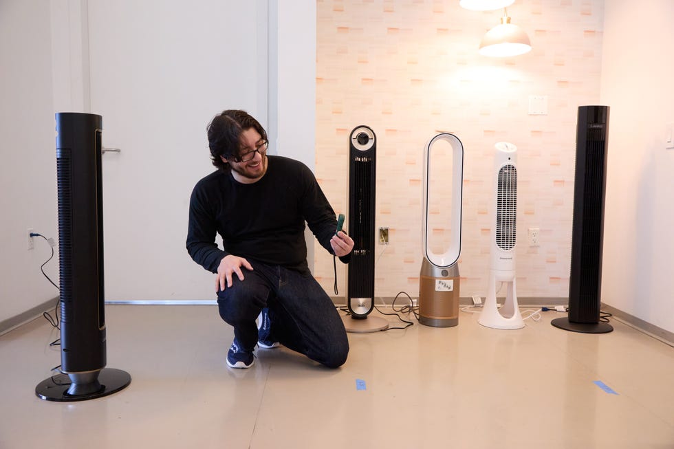testing tower fans