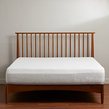 best king size mattress - nolah original mattress a white and gray nolah mattress on a wooden bed frame