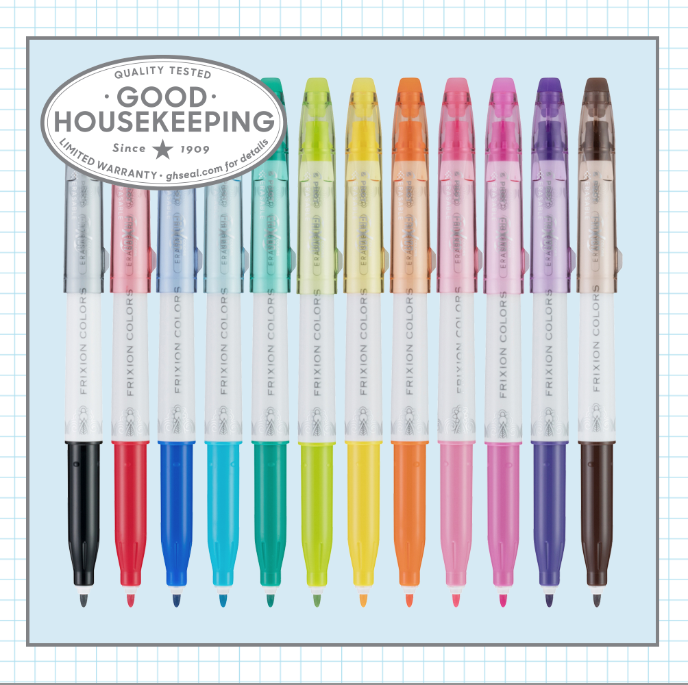 GH Seal Spotlight: Pilot Pen Frixion Colors Erasable Marker Pens