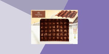 Product, Text, Chocolate, Brown, Font, Chocolate bar, Brochure, Rectangle, Advertising, 