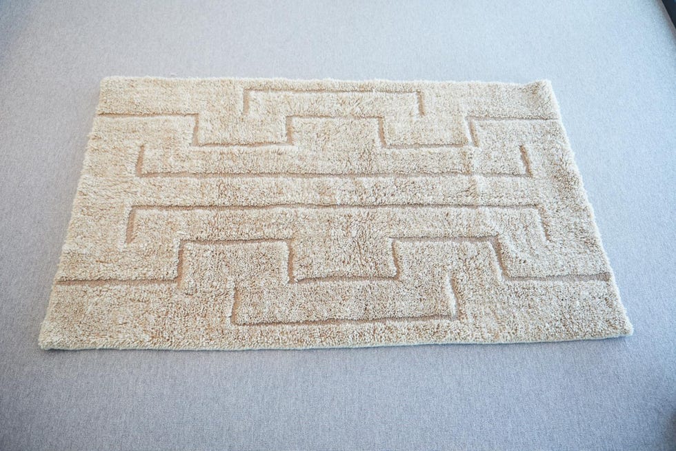 a tan washable wool rug from revival
