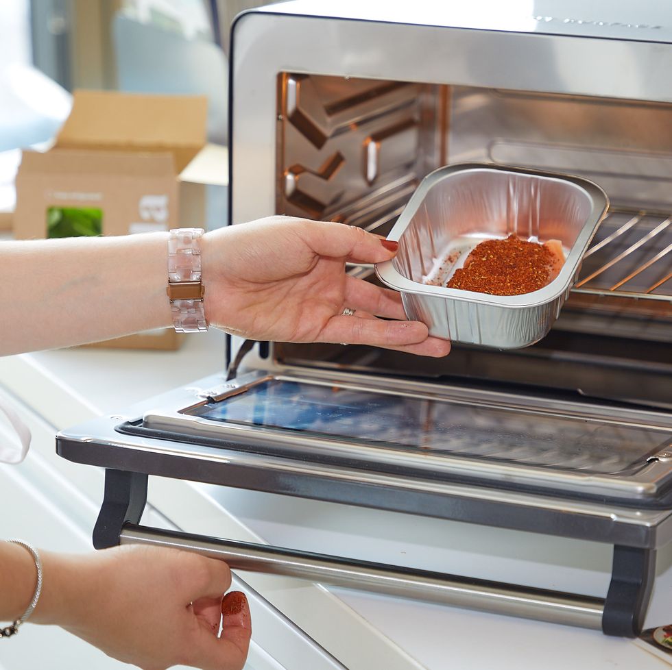 testing the tovala smart oven for meal delivery services with good housekeeping