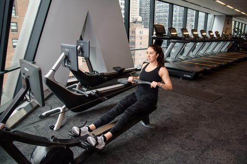 testing out rowers in the good housekeeping institute