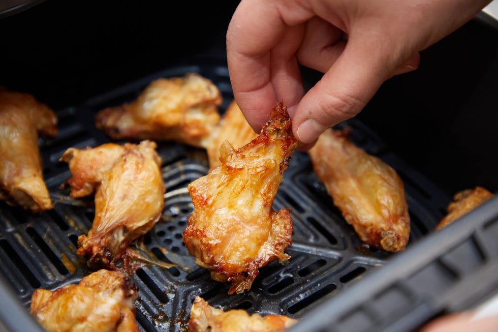 wings in an air fryer