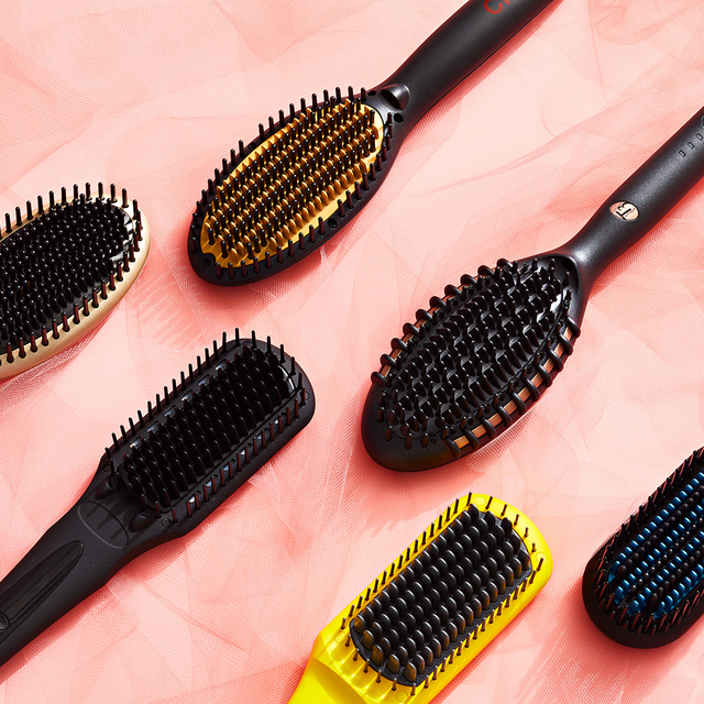 TYMO Porta Cordless Hair Straightener Brush, Portable Mini Straightening  Brush for Travel, Negative Ion Hot Comb Hair Straightener for Women
