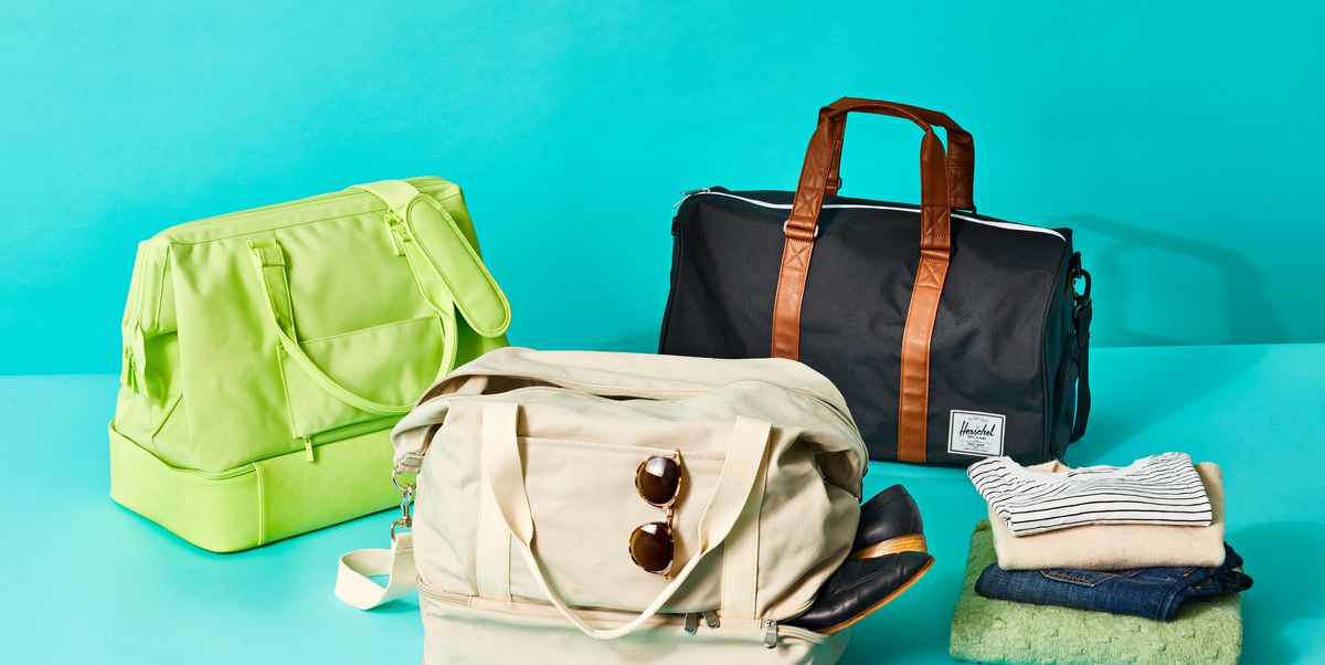 72L Large Luggage Duffle Bag Foldable Lightweight Weekender Travel Bag Men  Women