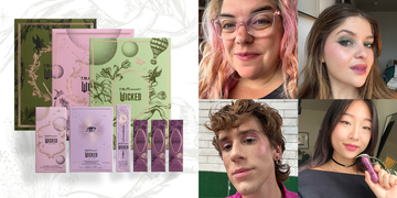 rem beauty wicked full collection with four editor testing selfies