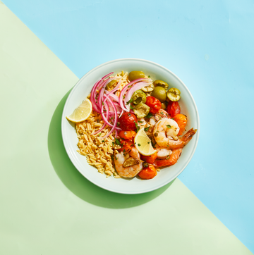 mediterranean shrimp bowl