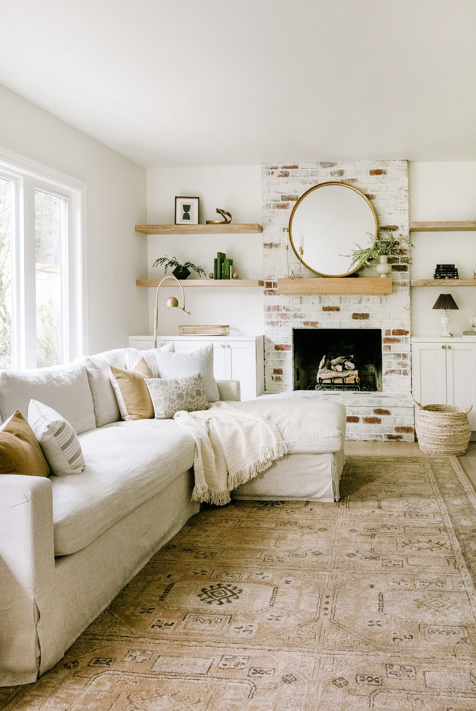 white living room