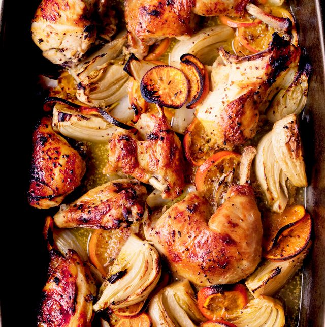Best Roasted Chicken with Clementines and Arak Recipe - How To Make ...