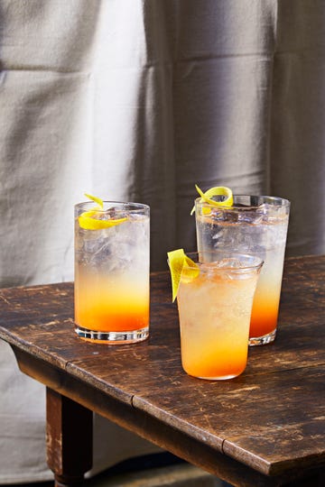 ginger citrus spritzes