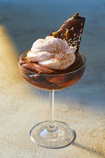 layered mexican hot chocolate pudding