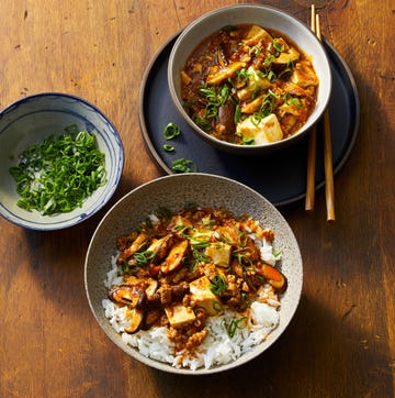 mushroom and pork mapo tofu mushroom and pork mapo tofu