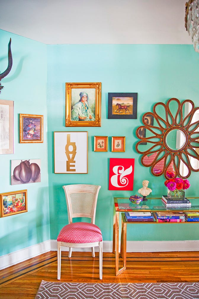 entryway ideas gallery wall