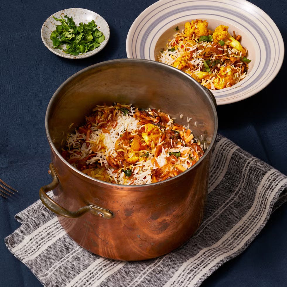 healthy lunch recipes gobi biriyani