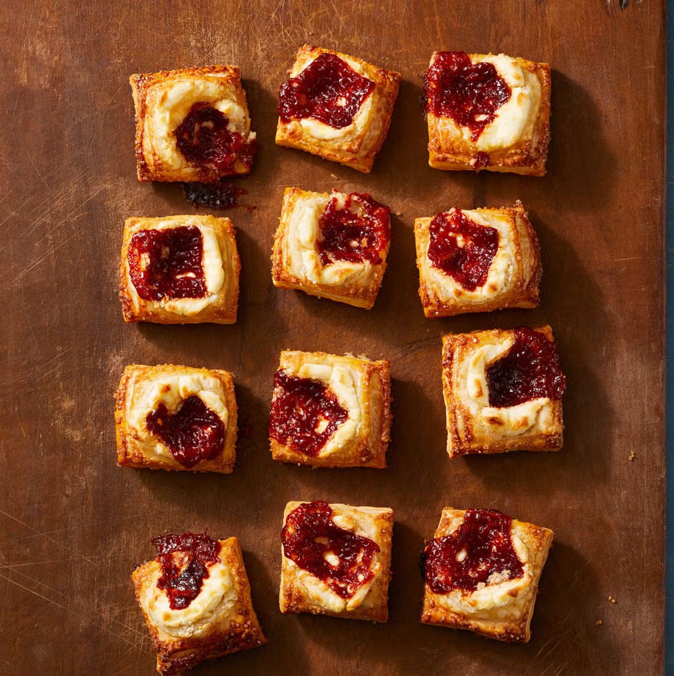 easter brunch ideas mini guava and cream cheese danishes