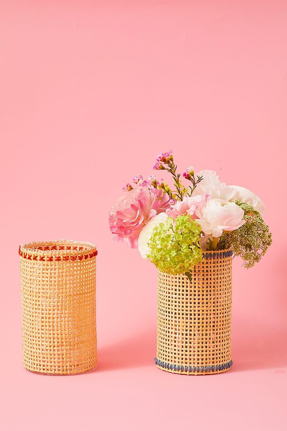 woven vase