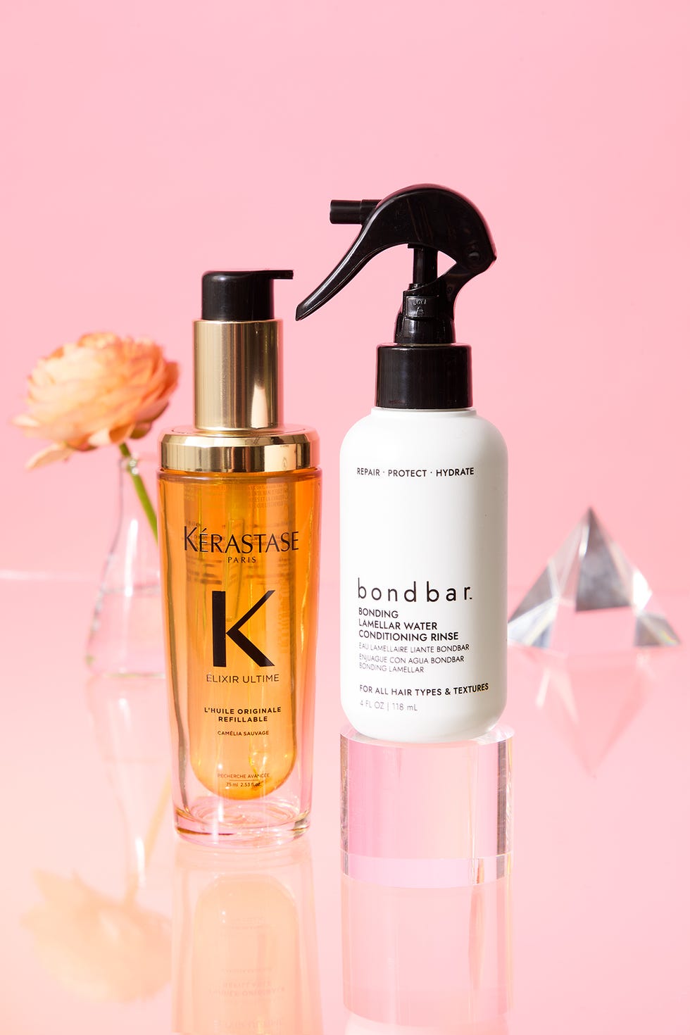 kerastase elixir ultime original oil and sally beauty bondbar lamellar water conditioning rinse