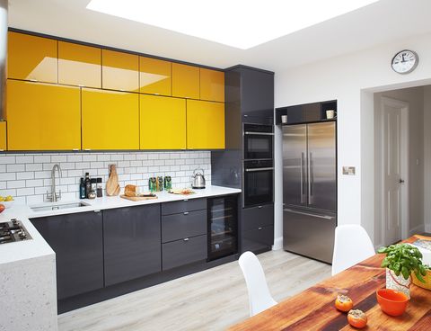 colorful kitchens