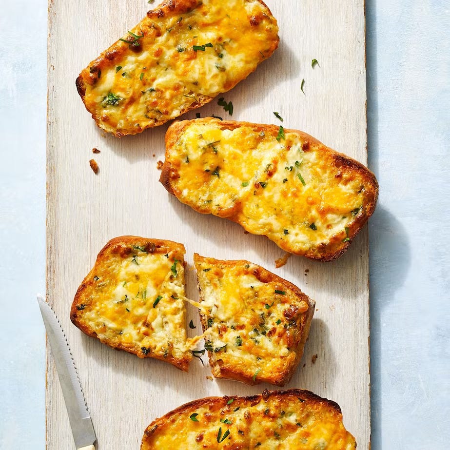 potluck ideas cheesy garlic bread