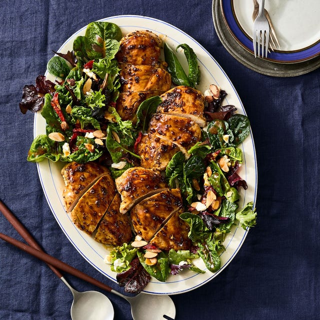 mixed green salad with chicken mixed green salad with chicken