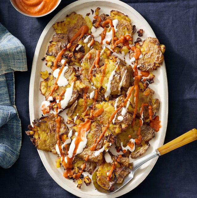 smashed patatas bravas smashed patatas bravas