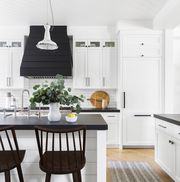 manhattan beach, ca, property, modern farmhouse style, kitchen photo by amy bartlam design by kate lester interiors
