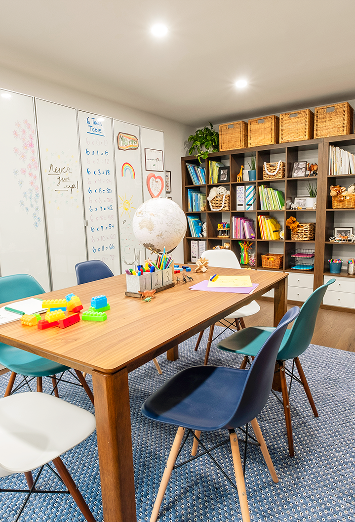 kids playroom idea, crafting table kids playroom idea, crafting table