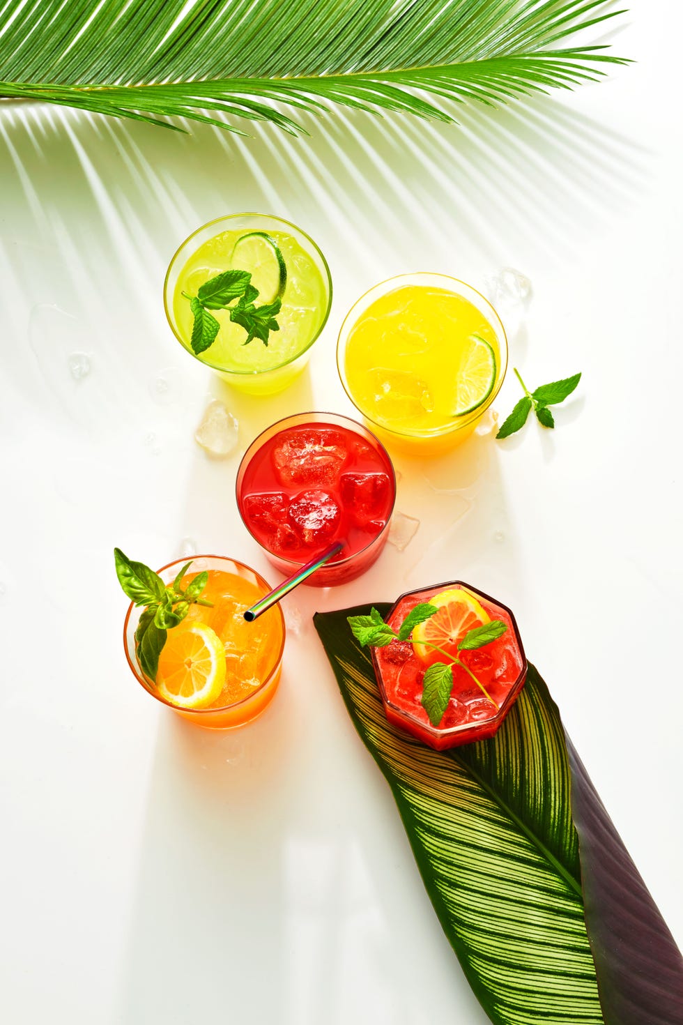 agua fresca, a combo of fruit blended with lime juice, a sweetener and water and served over ice