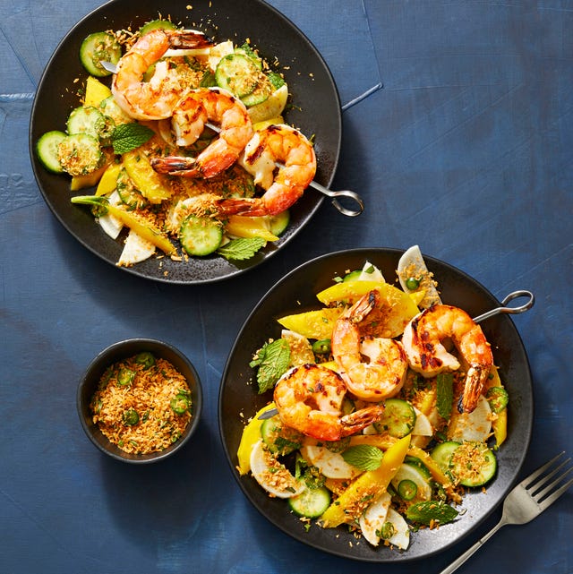 grilled shrimp with mango and toasted coconut grilled shrimp with mango and toasted coconut