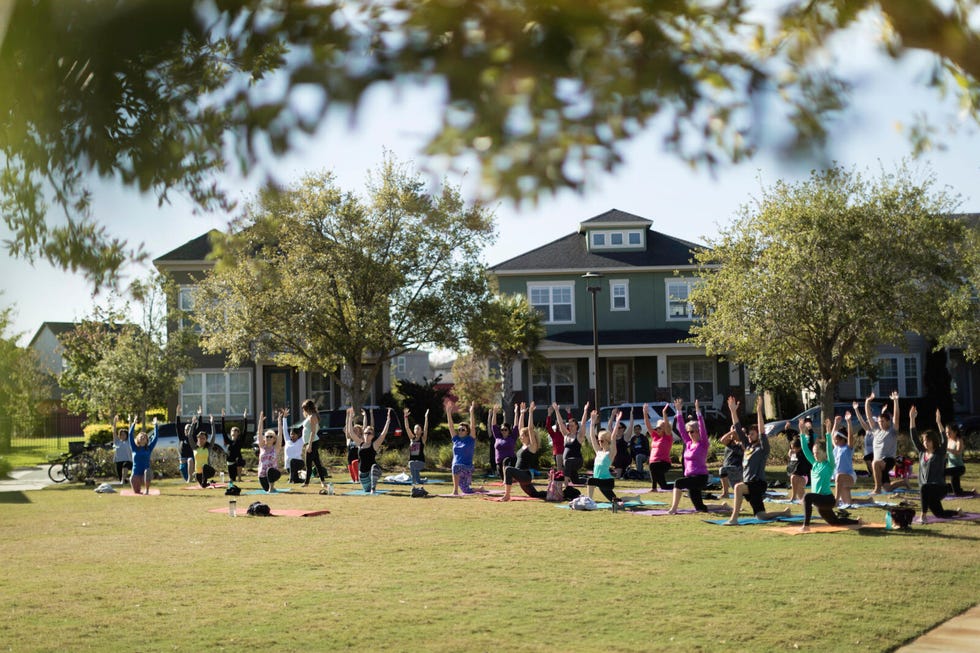 yoga in the park at lake nona