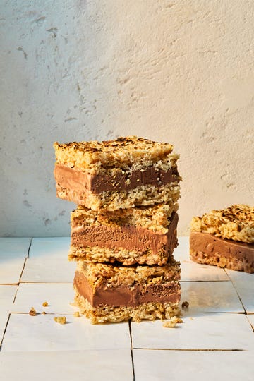s'mores crispy rice treat sandwiches. desserts.