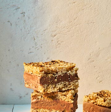 GHK s'mores crispy rice treat sandwiches. desserts.