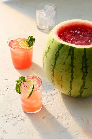 watermelon soju. soju is a clear\, neutral korean spirit usually distilled from grains. cocktails. summer drinks.