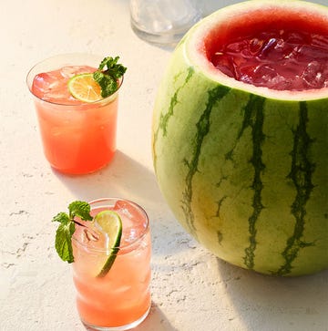 GHK watermelon soju. soju is a clear\, neutral korean spirit usually distilled from grains. cocktails. summer drinks.