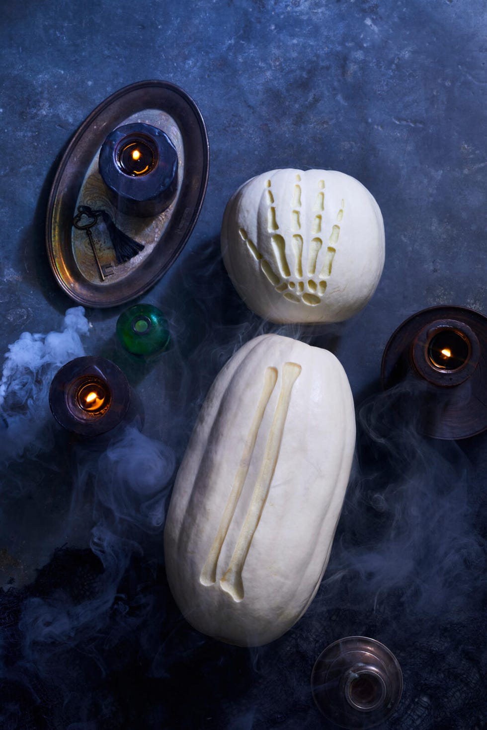 skeleton arm pumpkin