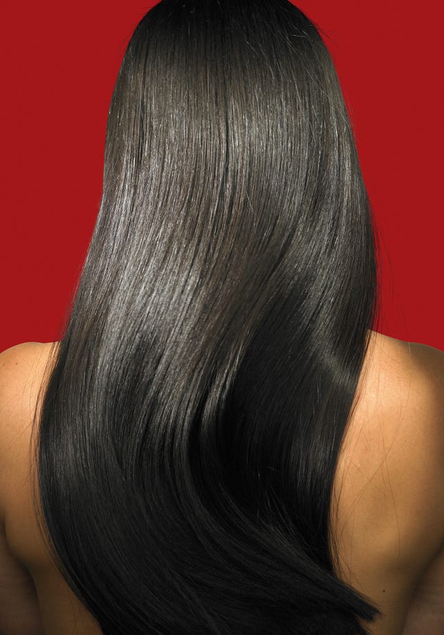 shiny hair