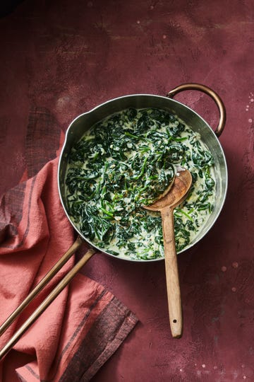 creamed spinach