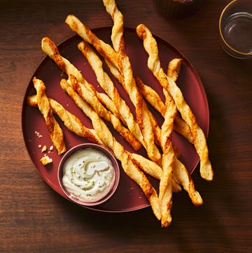 Cajun-Spiced Puff Pastry Straws zatar puff pastry straws good housekeeping november december 2024savor feature