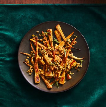 roasted parsnips with hazelnuts and madeira glaze roasted parsnips with hazelnuts and madeira glaze