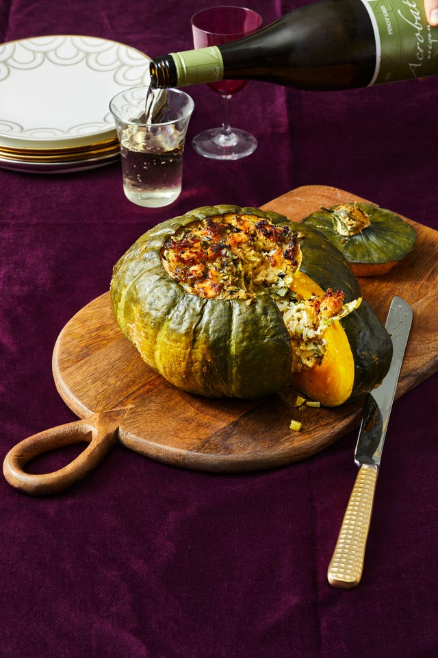 stuffing stuffed kabocha squash