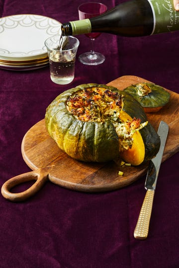 stuffing stuffed kabocha squash