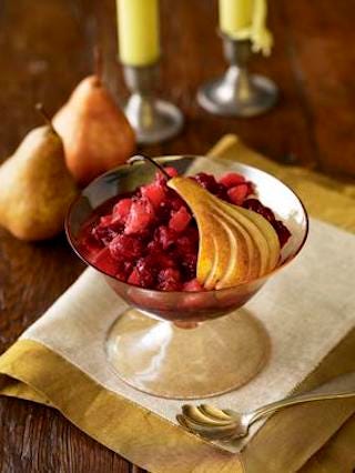 Ginger and Pear Cranberry Sauce