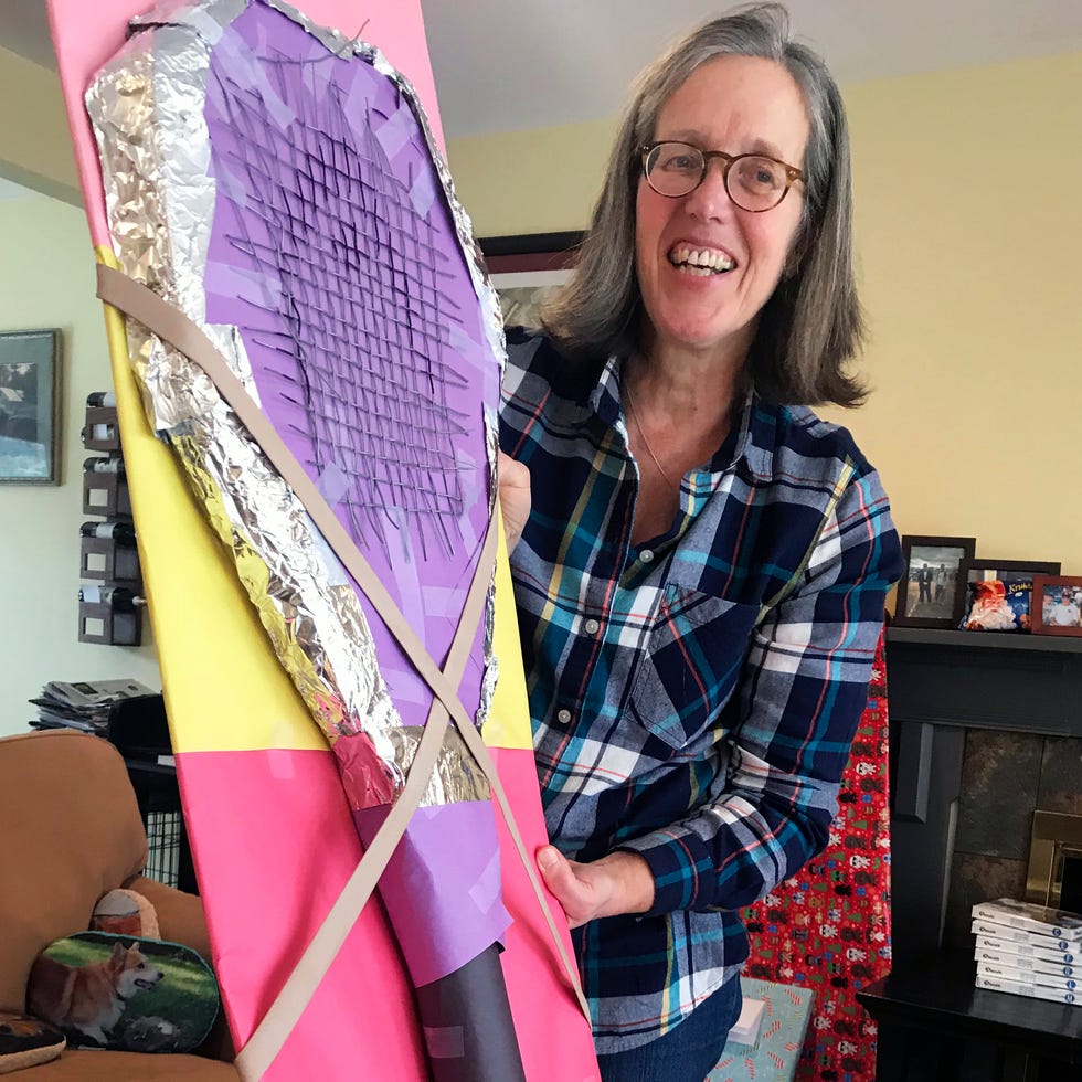 Sinterklaas Gift a gift disguised as a tennis racket